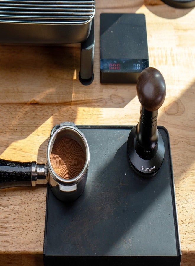 MiiCoffee Espresso Coffee Tamper 58.5mm, Level Coffee Tamper for 58mm Portafilter, Adjustable Depth Stainless Steel Ripple Base - Image 4